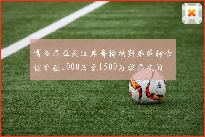 博洛尼亚关注库普梅纳斯弟弟转会估价在1000万至1500万欧元之间